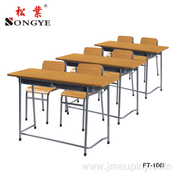 Double Seat School Table and Chair